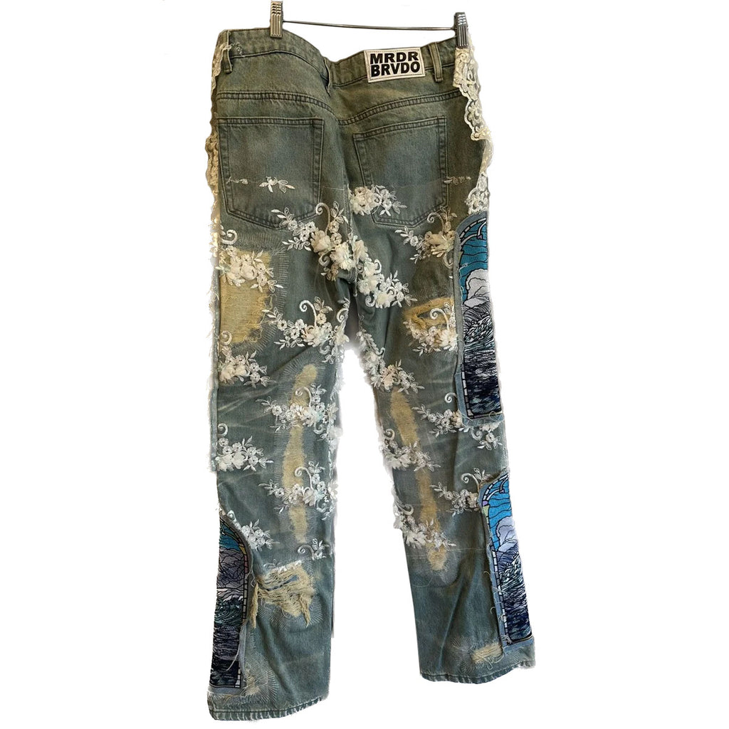 Who Decides War Floral Rare Denim