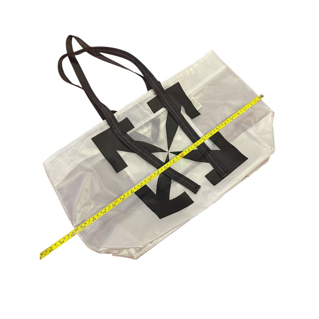 OFF WHITE TRANSPARENT TOTE