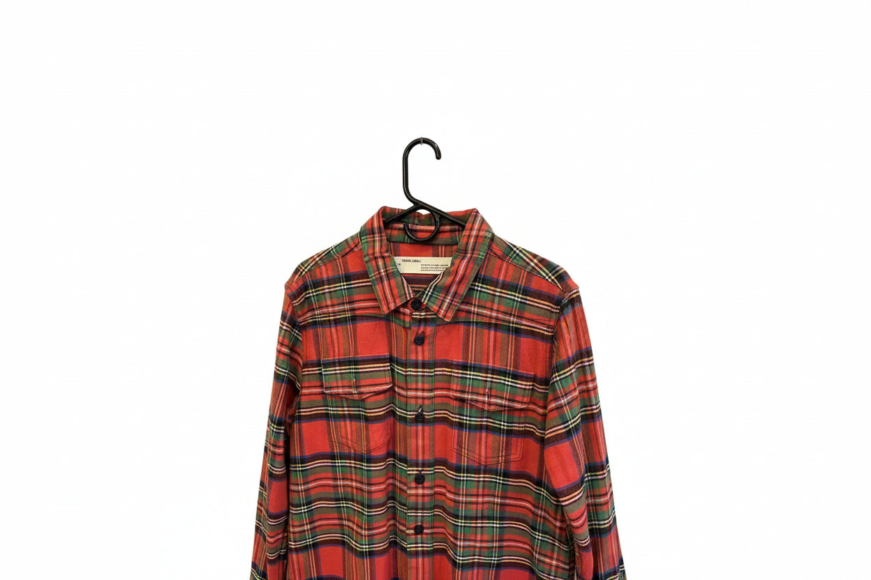 Off-White Plaid Shirt